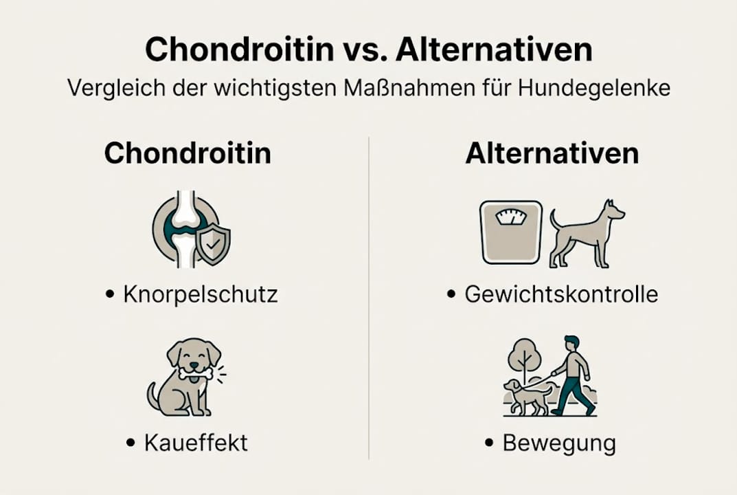 Übersicht: Chondroitin im Vergleich mit anderen Wirkstoffen