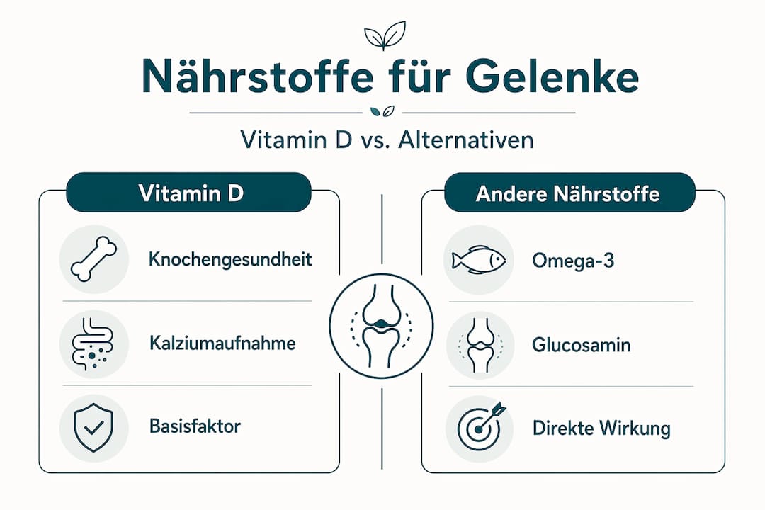 Übersicht: Wichtige Nährstoffe für die Gelenkgesundheit beim Hund
