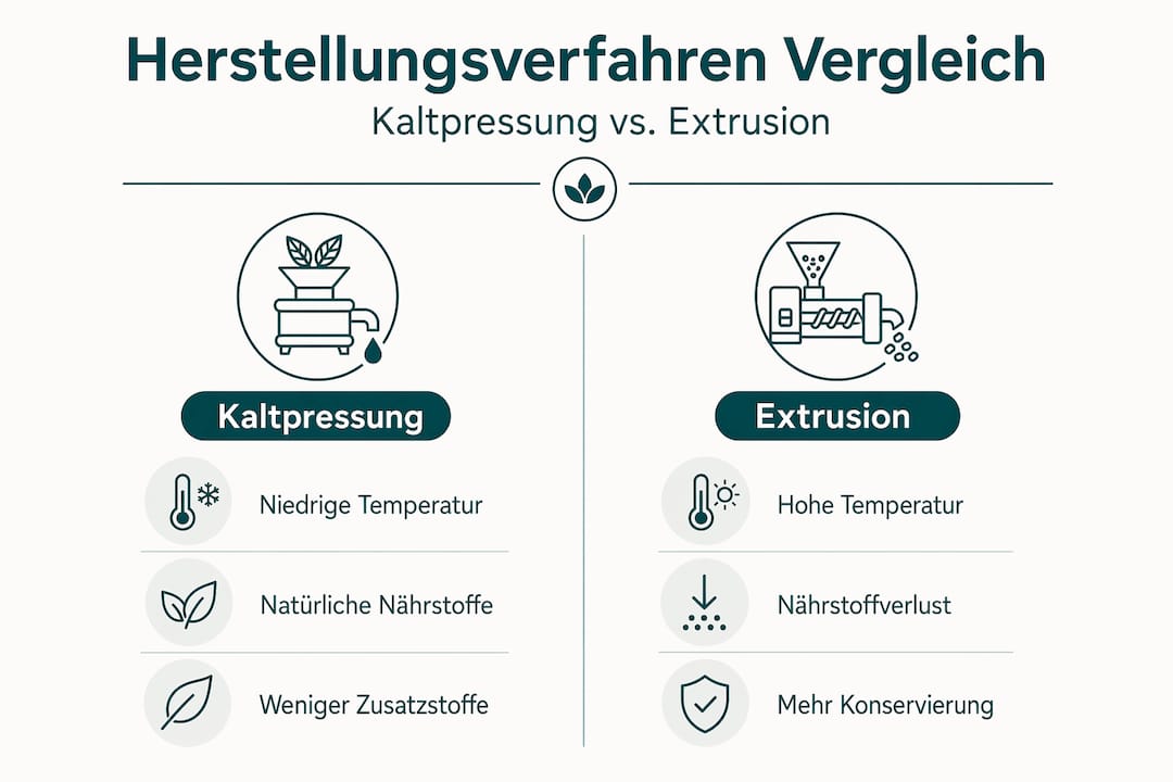 Vergleich der verschiedenen Herstellungsverfahren – anschaulich dargestellt in einer Infografik