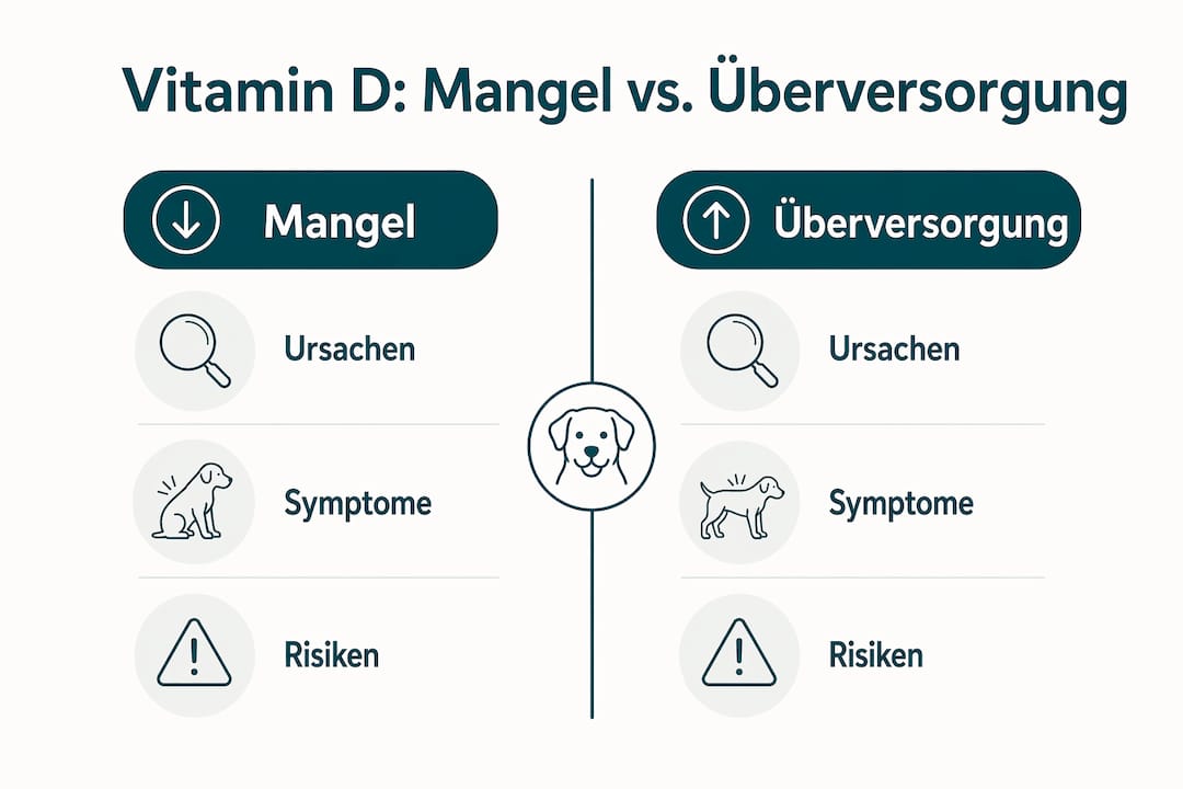 Übersicht: Vitamin-D-Mangel und -Überdosierung bei Hunden – Was Hundehalter wissen sollten