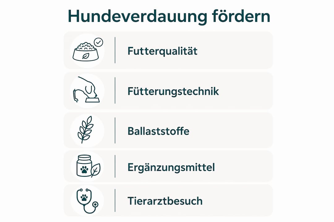 Infografik: So unterstützen Sie die gesunde Verdauung Ihres Hundes