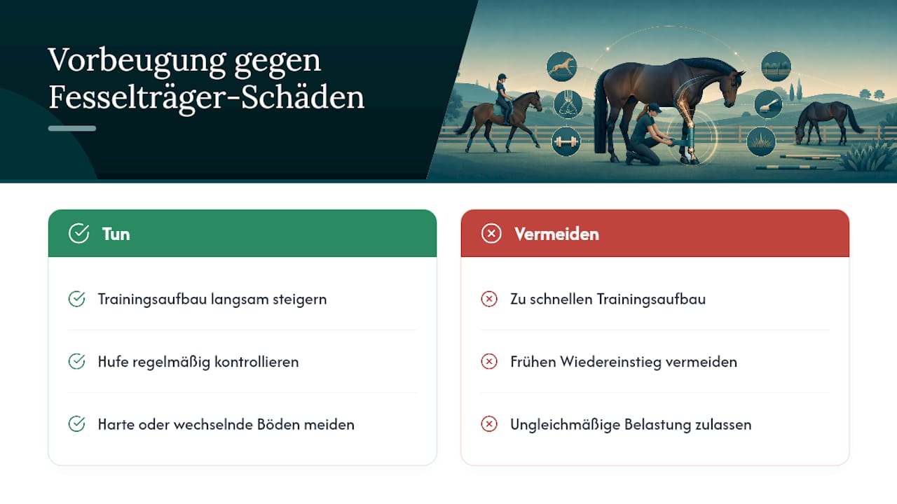 Häufige Verletzungen und Erkrankungen des Fesselträgers vorne — overview diagram
