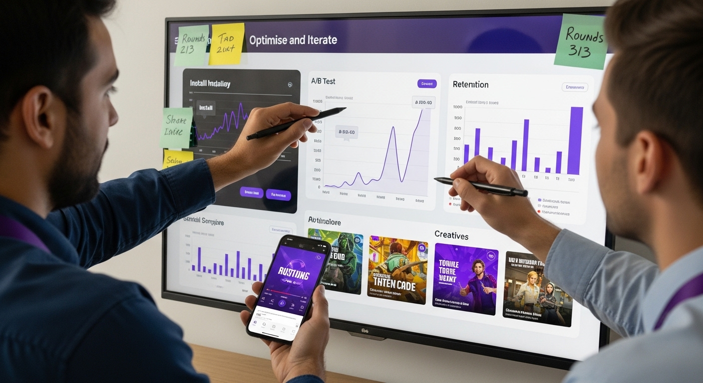 ad optimization mobile game