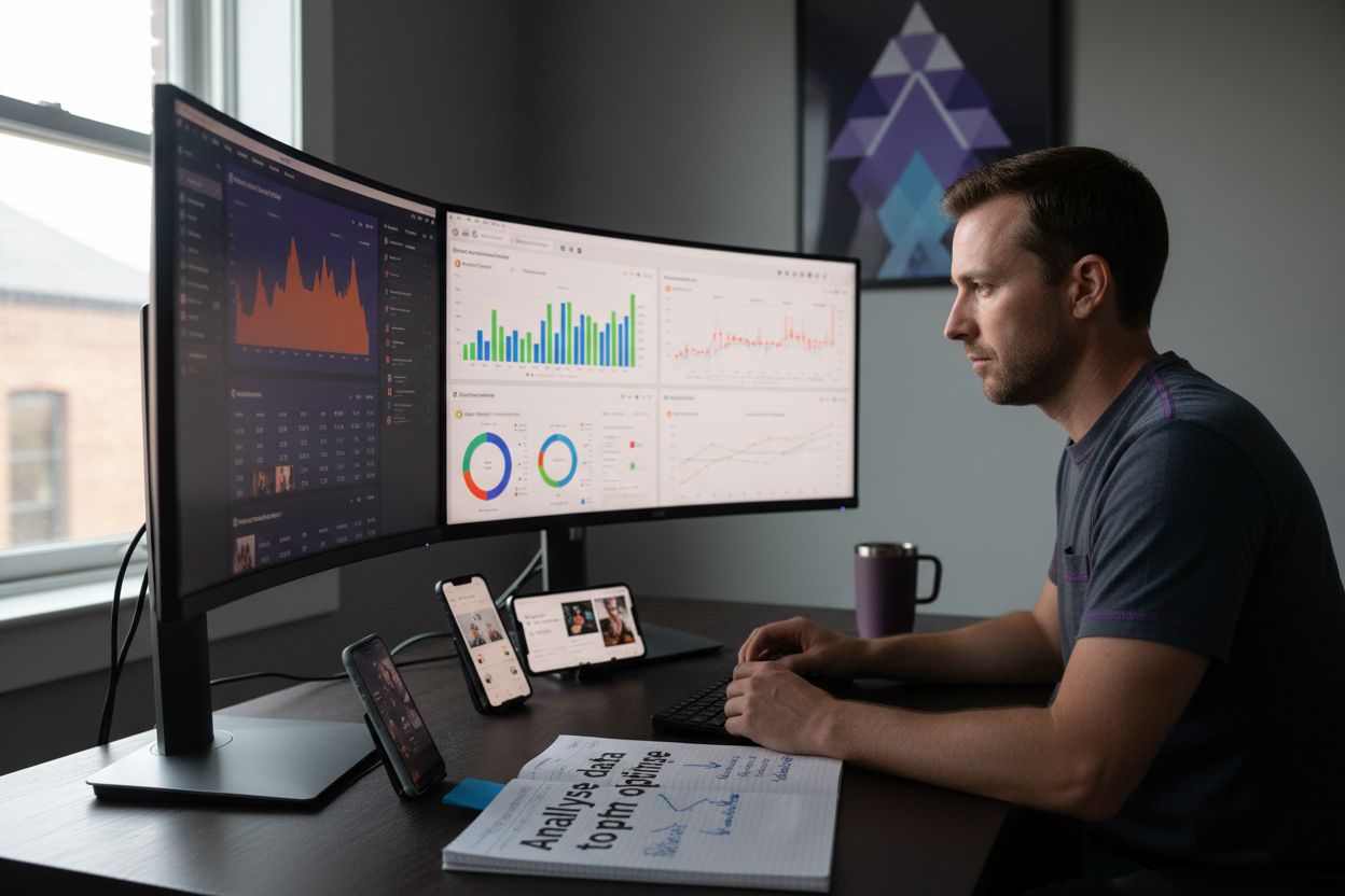 analyze data, optimize campaign, user acquisition