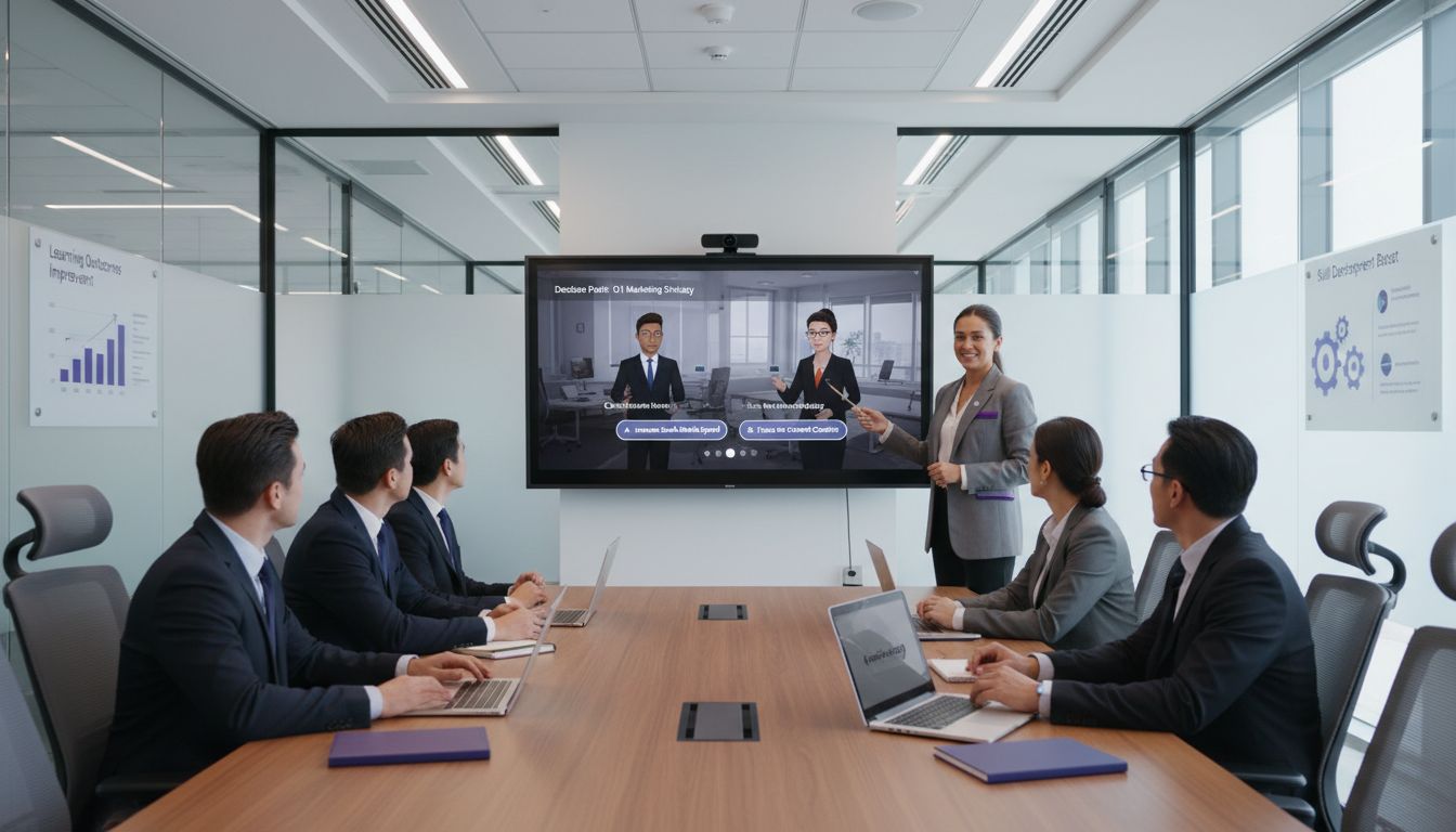 interactive training session