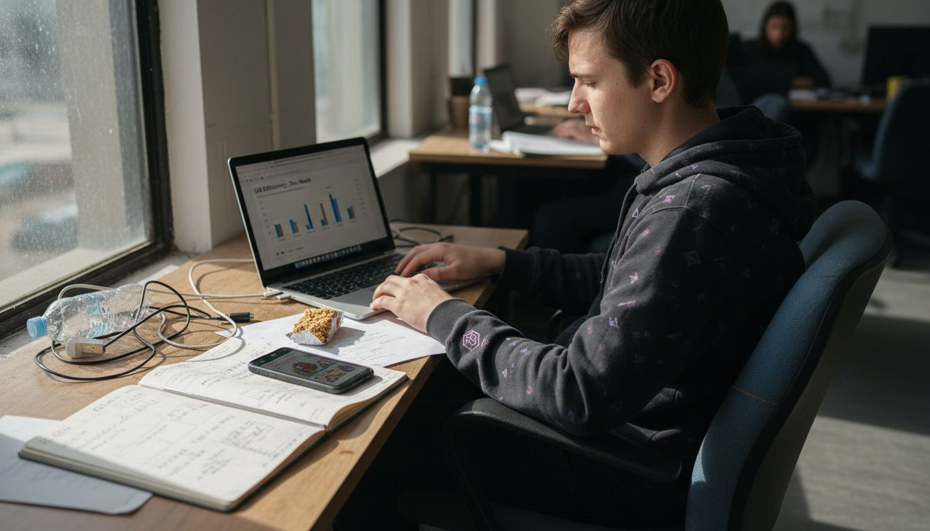 Game developer analyzing UA data trends