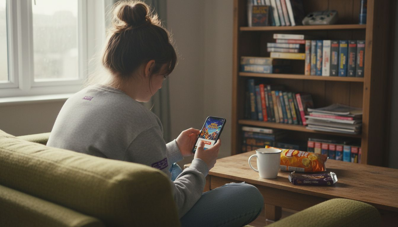 User interacts with mobile game ad