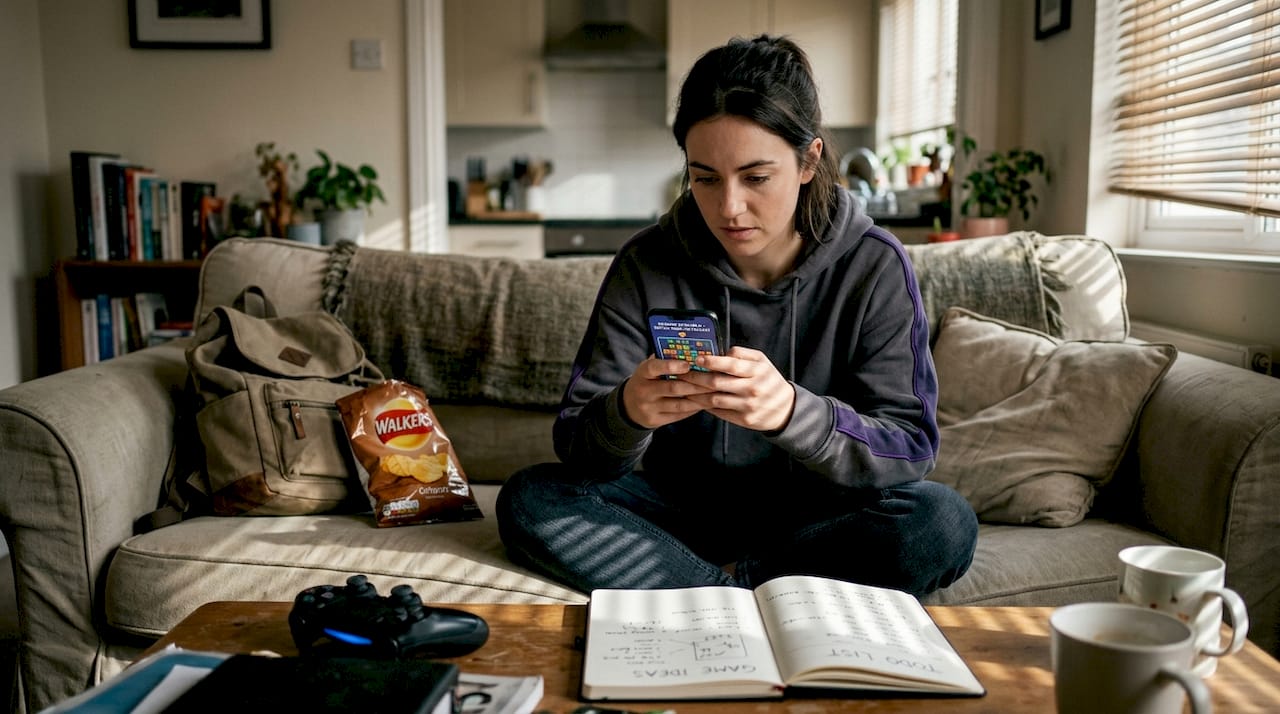 User testing rewarded mobile ad demo at home