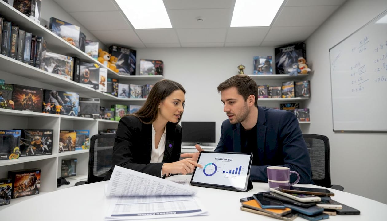 Marketers review mobile ad ROI results together