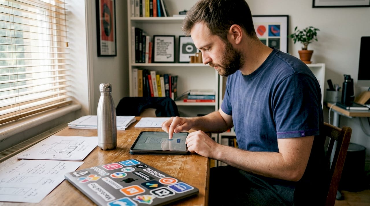 Designer testing playable prototype tutorial phase