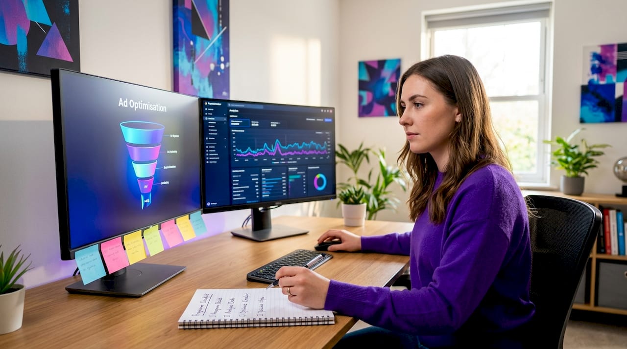 Planner optimising mobile ad creative with data and AI
