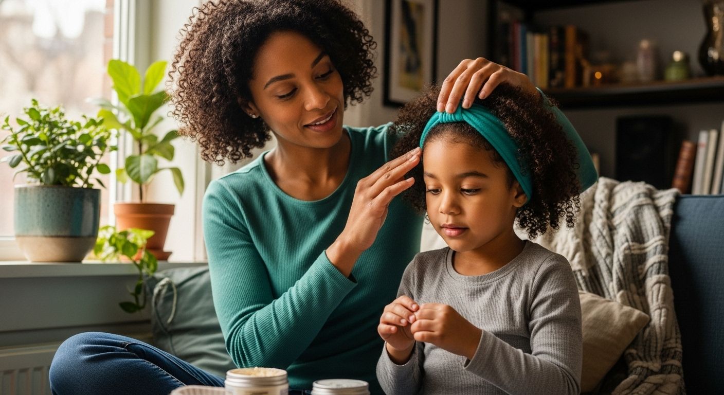 soins naturels cheveux famille