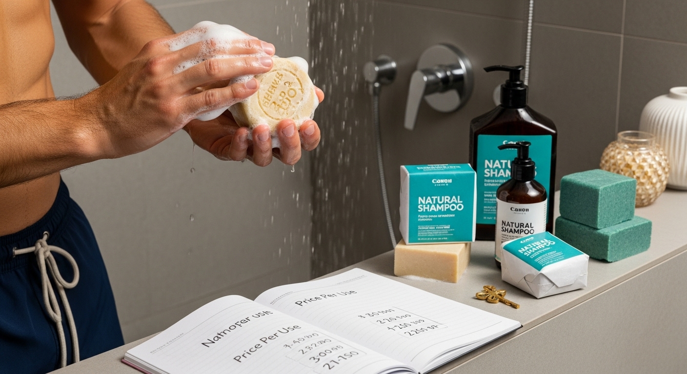shampoing naturel homme application