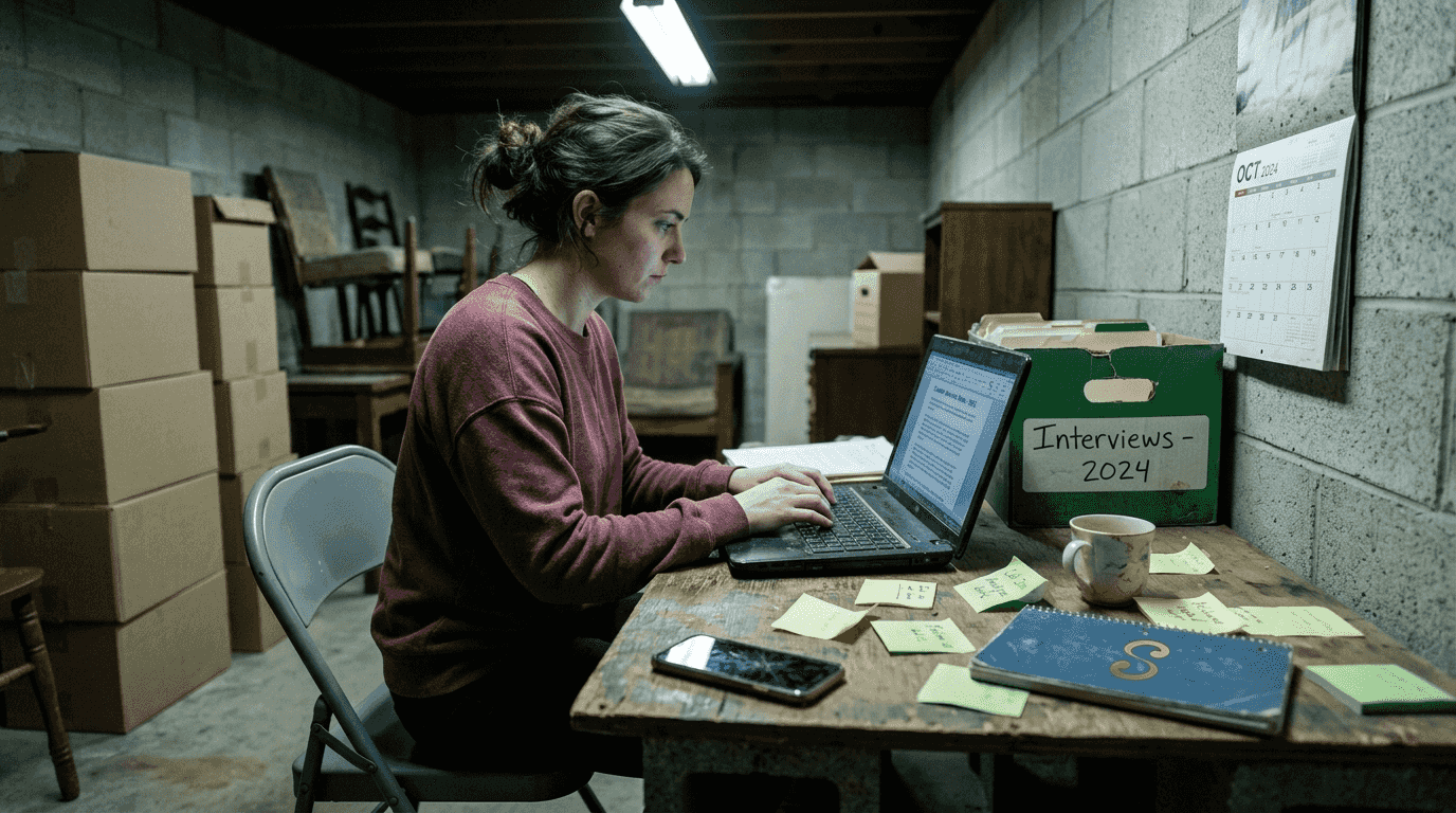 Owner conducting customer research work