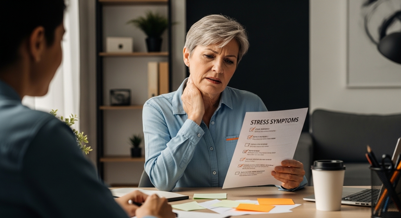 7 Punkte zur Checkliste Symptome Stress für Erwachsene