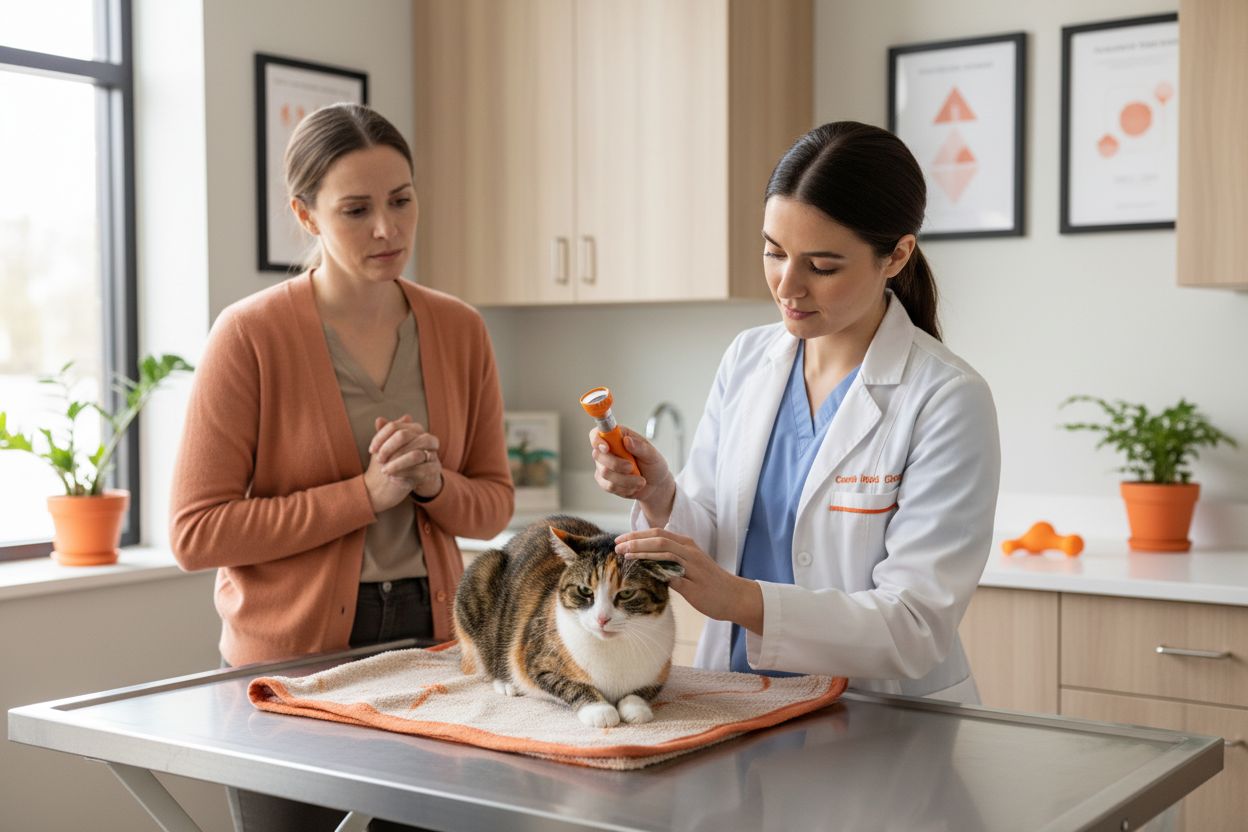 Tierarzt Tier Stress Untersuchung