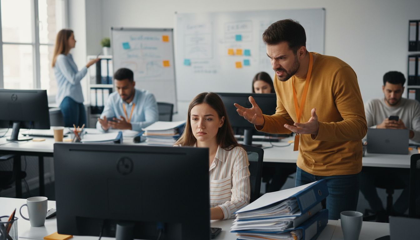 Arbeitsplatz emotionaler Stress