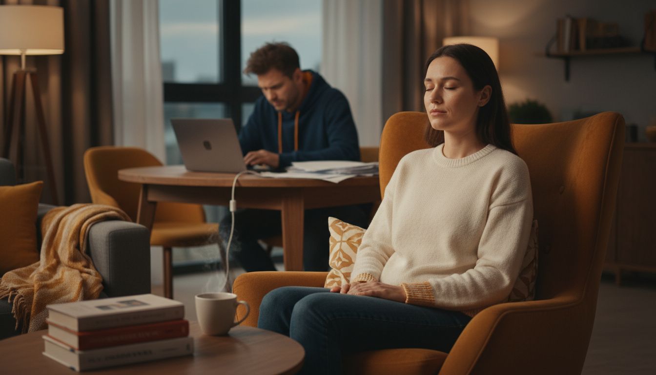 stressbewältigung zuhause abend