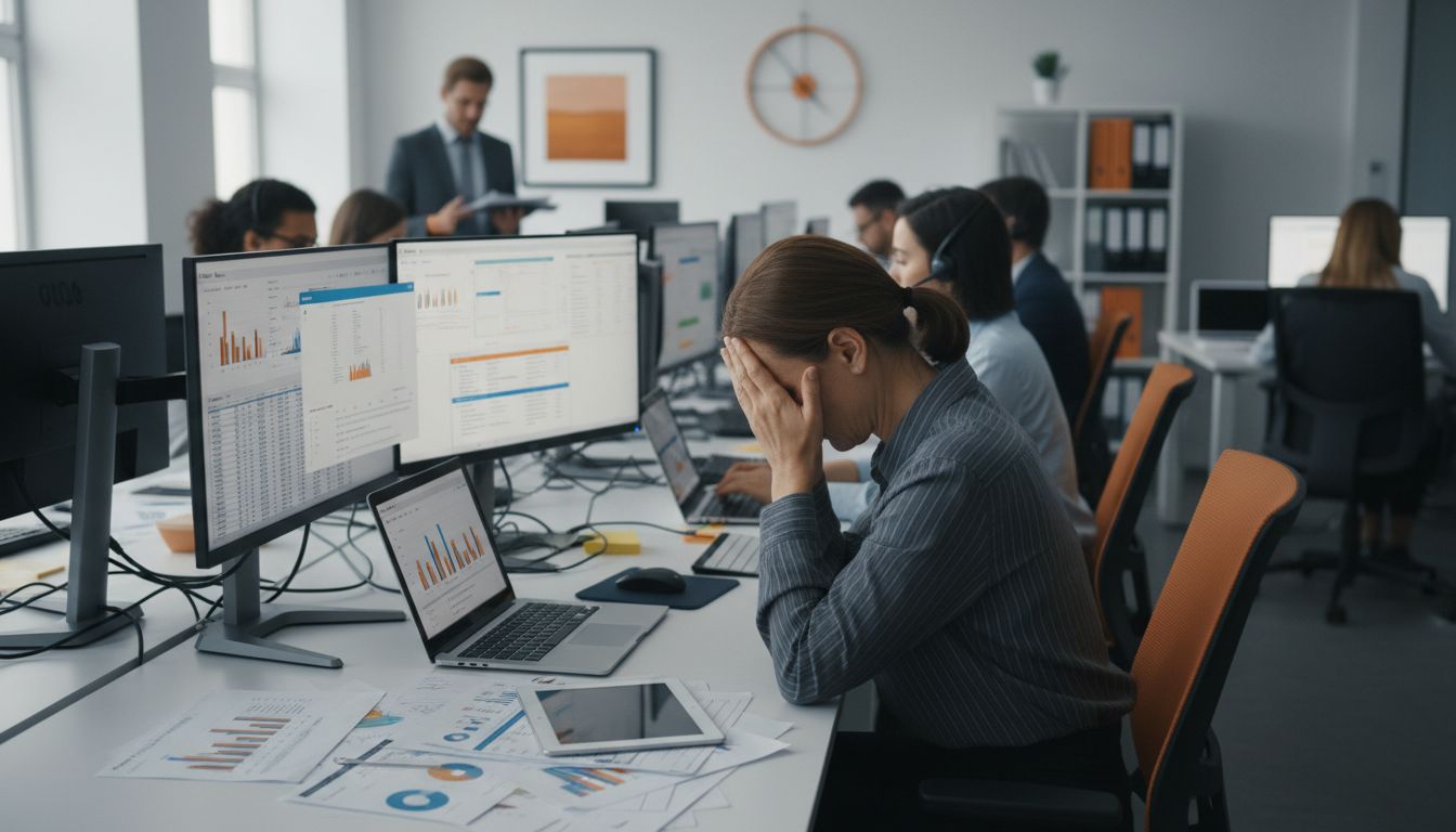 Büro Stress Symptome