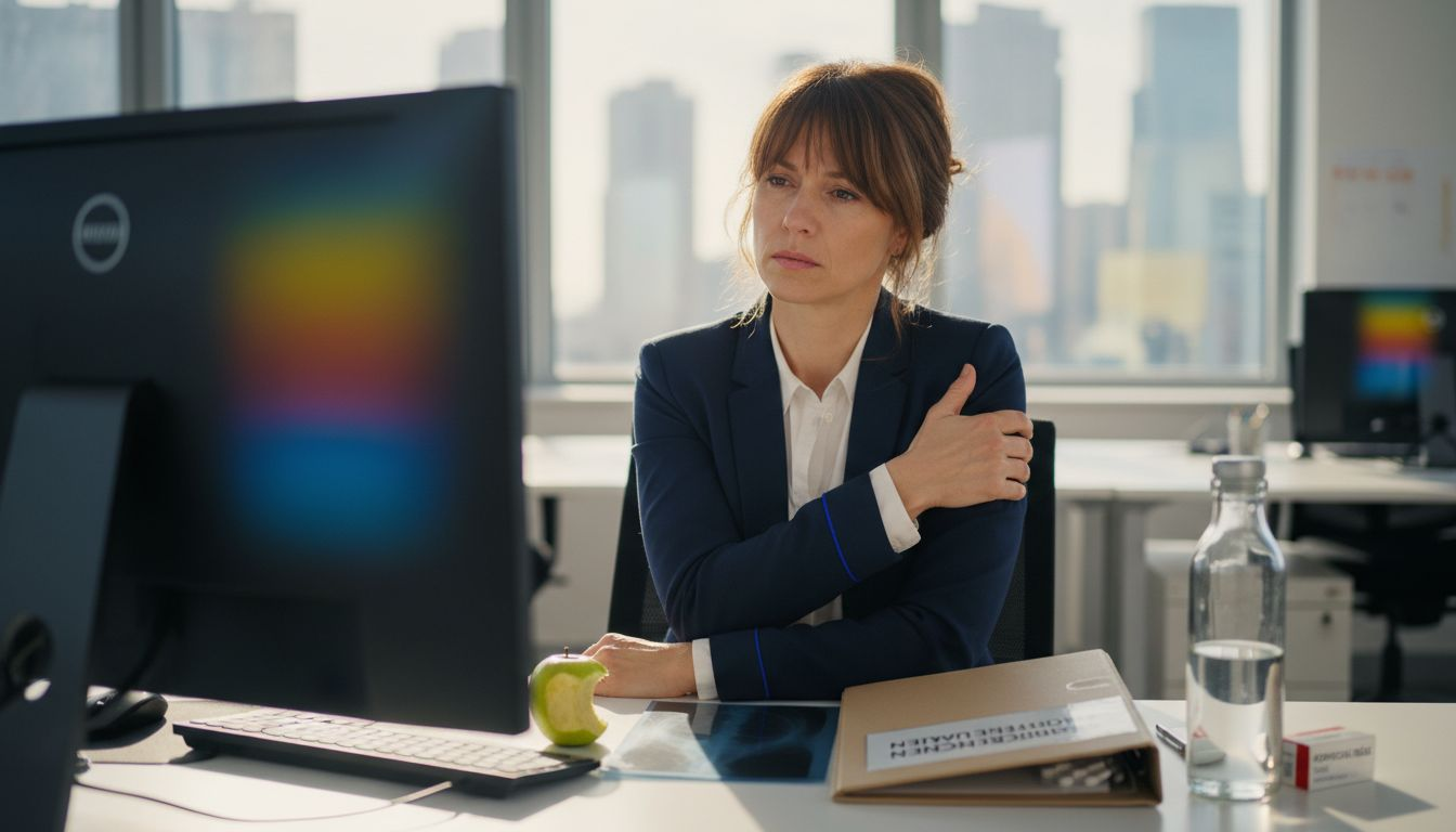 Führungskraft, die unter beruflichem Stress leidet