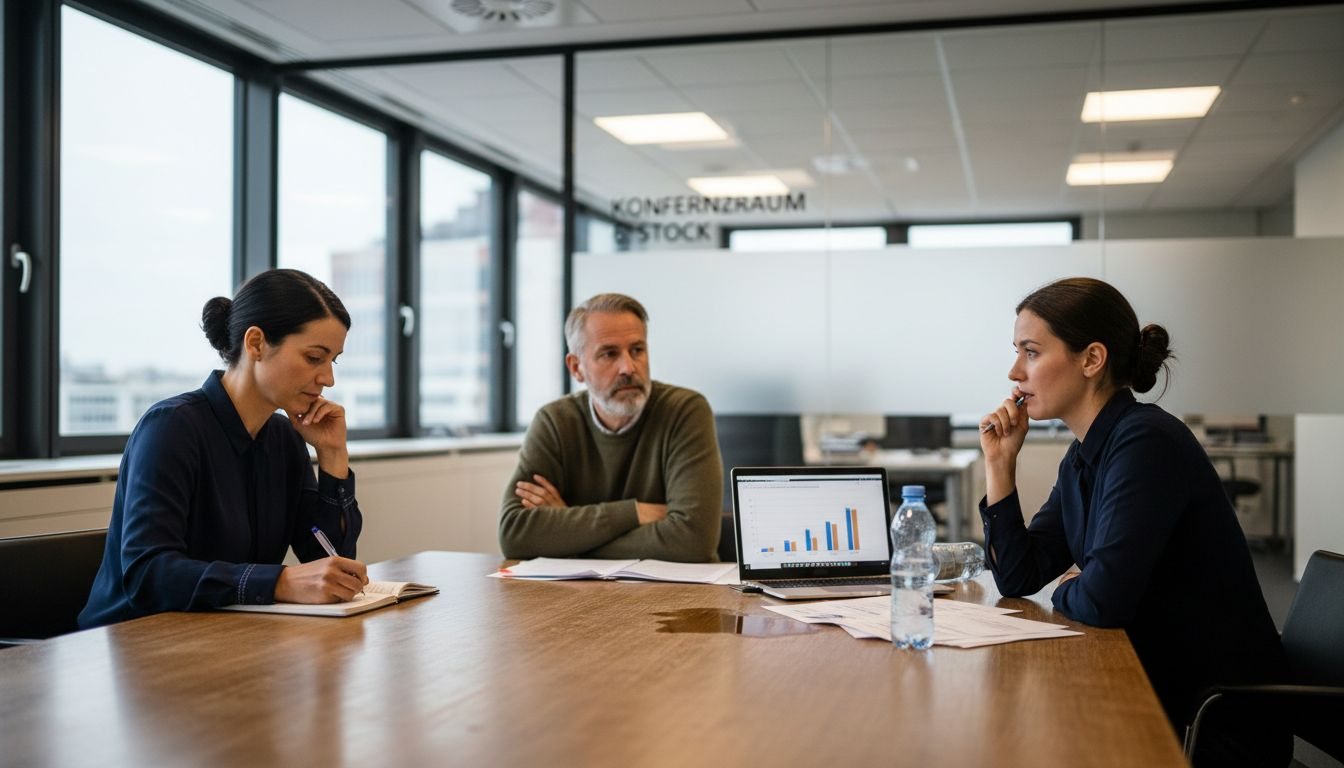 Das Team zeigt während des Meetings feine, kaum wahrnehmbare emotionale Reaktionen.