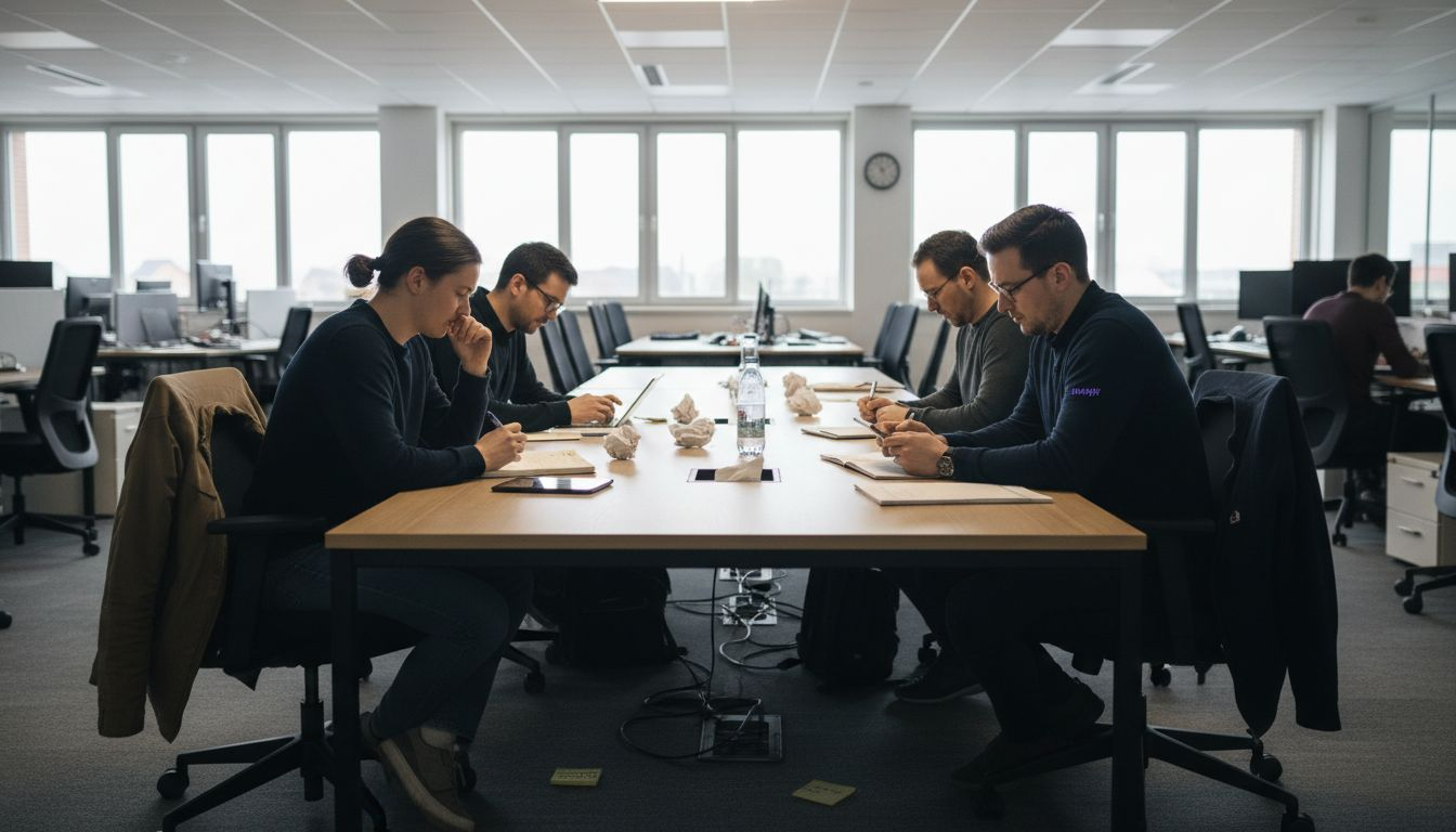 Wenn im Meeting die Nerven blank liegen: Ein Team unter Druck