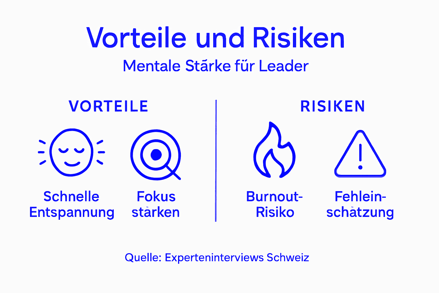 Infografik: Chancen und Risiken der Hypnose für Führungskräfte