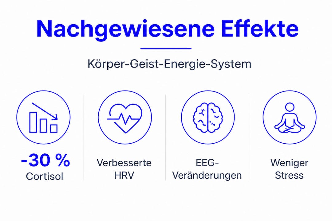 Grafik mit spannenden Statistiken zur Wirkung von Körper, Geist und Energie