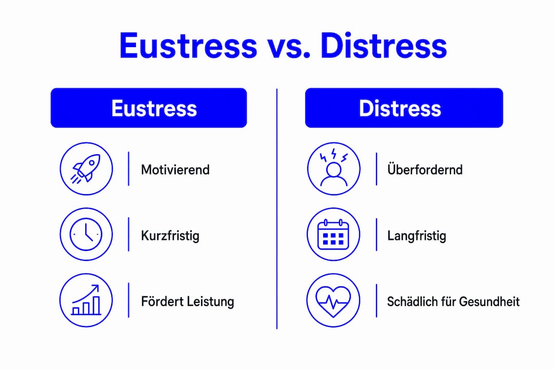 Übersicht: Eustress vs. Distress – Was unterscheidet positiven von negativem Stress?