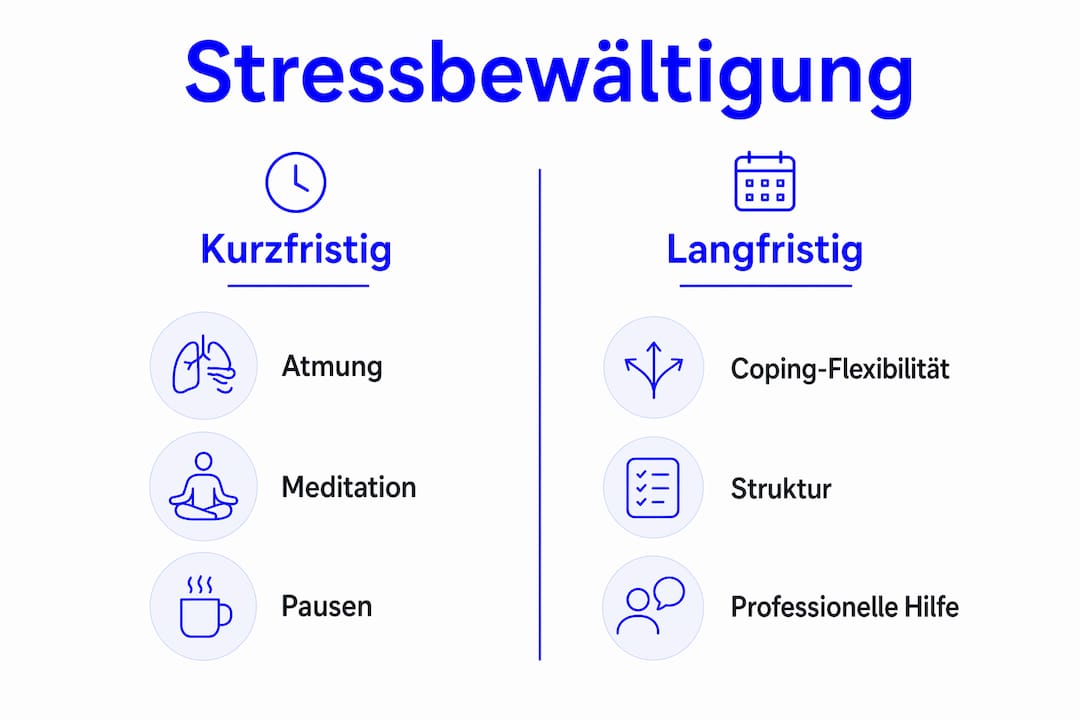 Übersicht: Sofortige und nachhaltige Methoden zum Umgang mit Stress