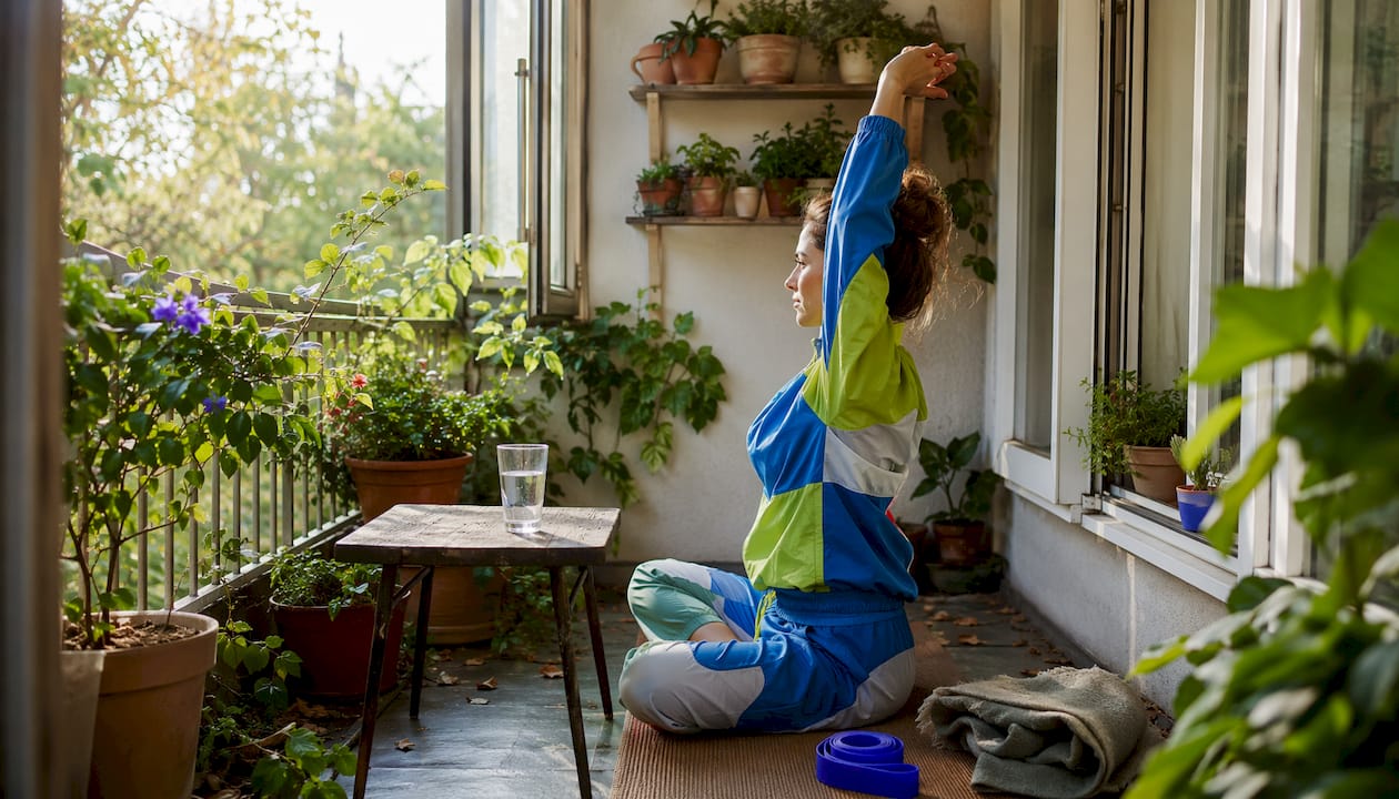 So startest du entspannt in den Tag: Mit einer Dehn- und Atemroutine am Morgen bringst du Körper und Geist in Schwung.