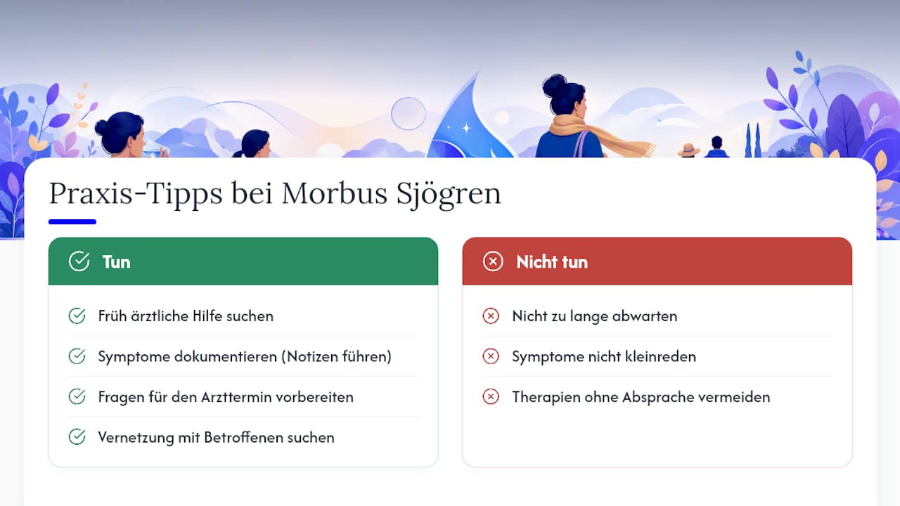 Morbus Sjögren: Was ich Betroffenen mitgeben möchte — overview diagram