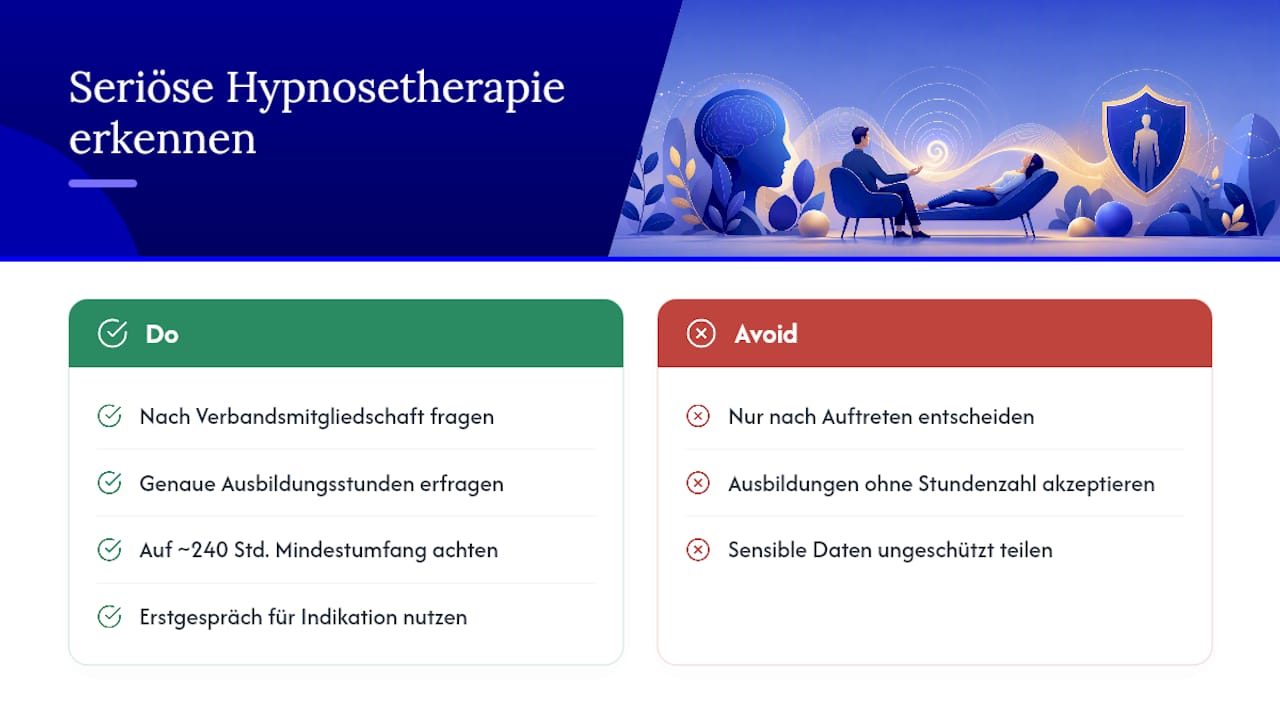 Wer steht hinter fundierter Hypnosetherapie? — overview diagram