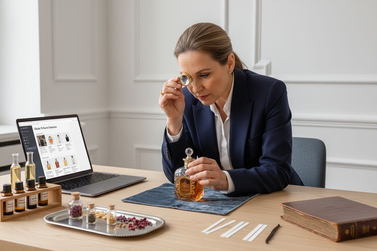 perfume appraisal scene