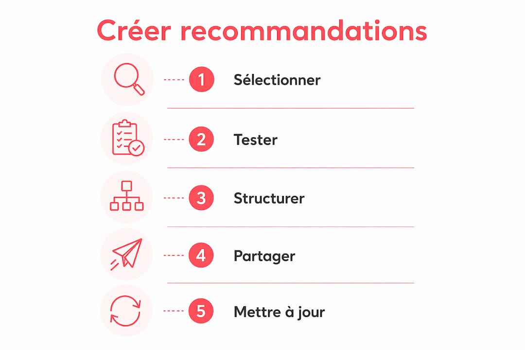 Infographie : comment élaborer des recommandations locales étape par étape