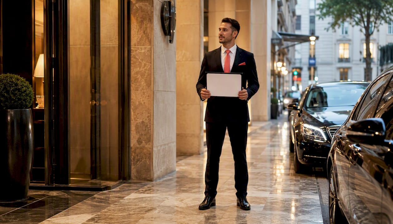 Votre chauffeur de navette vous attend à l’accueil pour un service personnalisé.