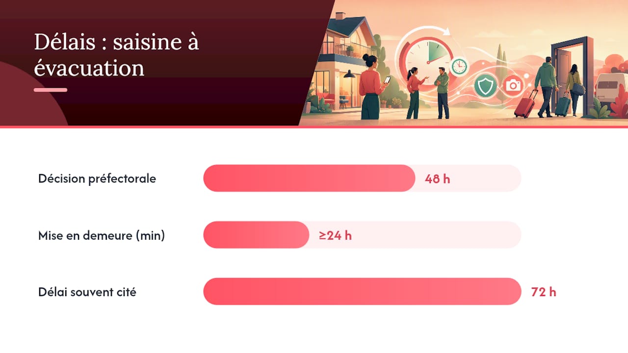 Étapes de la procédure RIPOST