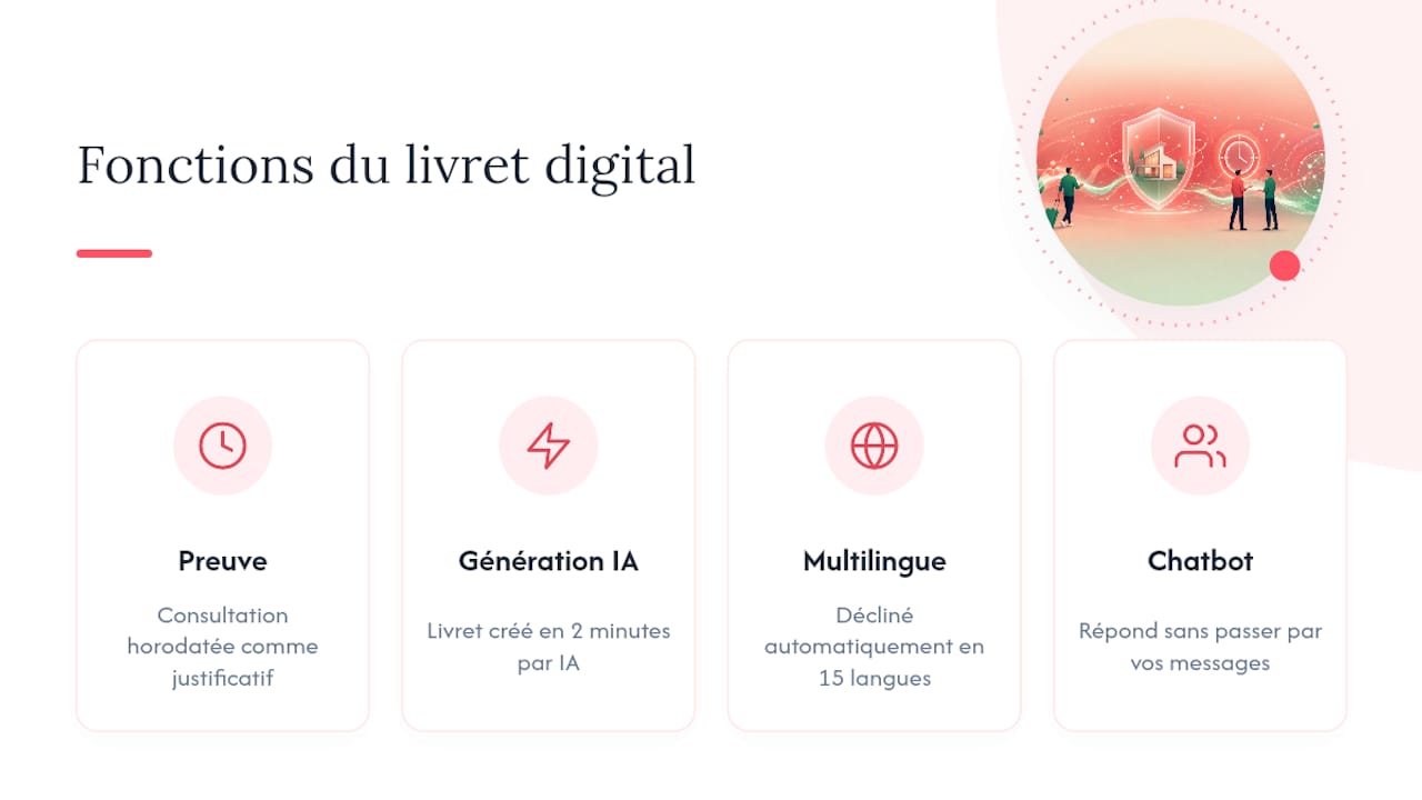 Un livret d'accueil digital pour prévenir et documenter les départs — overview diagram
