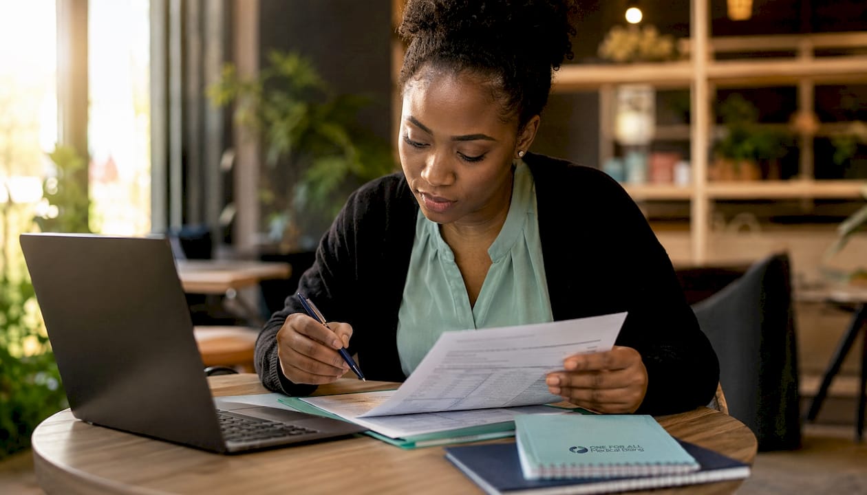 Billing specialist working telehealth urgent care claims