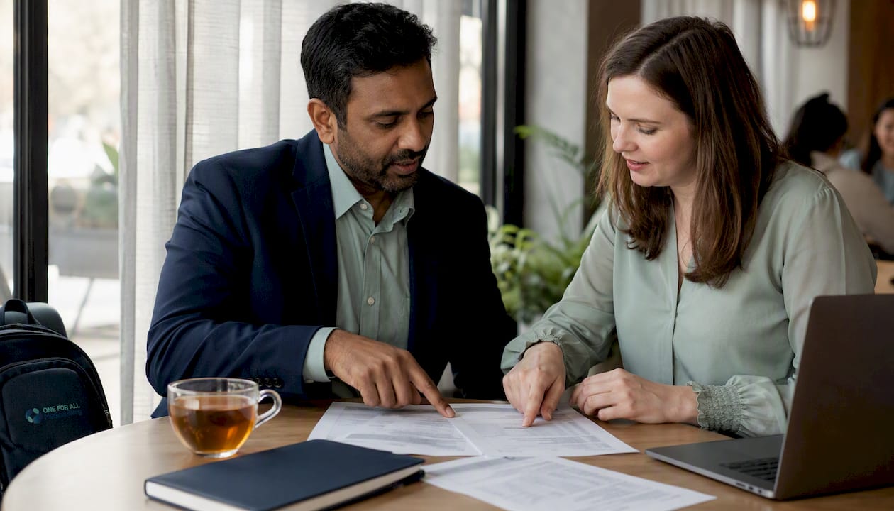 Professionals discussing revenue leakage in contracts