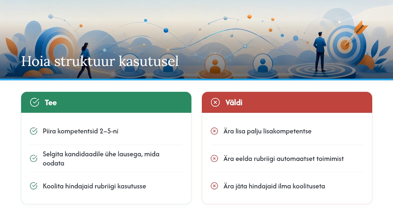 Miks enamik ettevõtteid struktuurist loobub keset teed — overview diagram