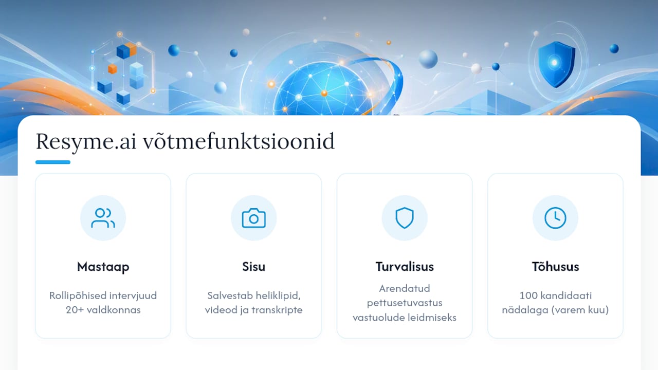 Resyme.ai kui tööriist aususe sõelumiseks — overview diagram