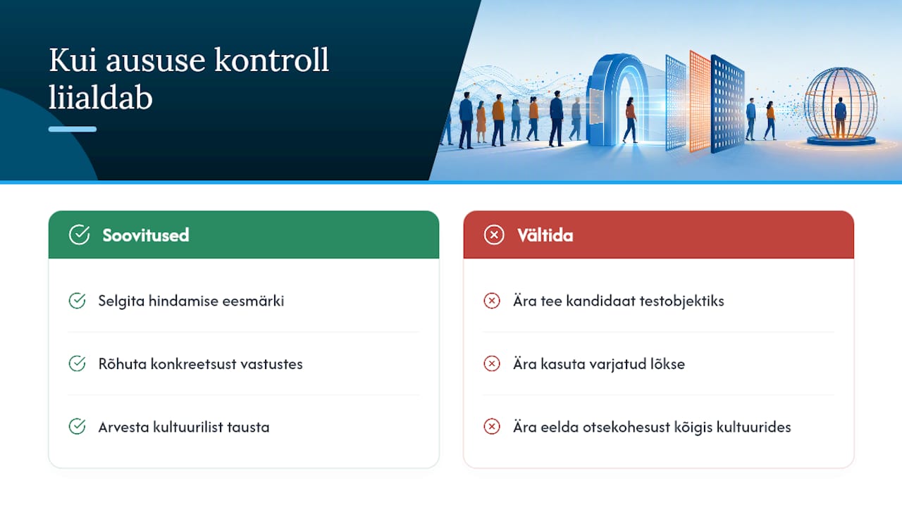 Mõttekoht: millal aususe kontroll läheb liiga kaugele — overview diagram