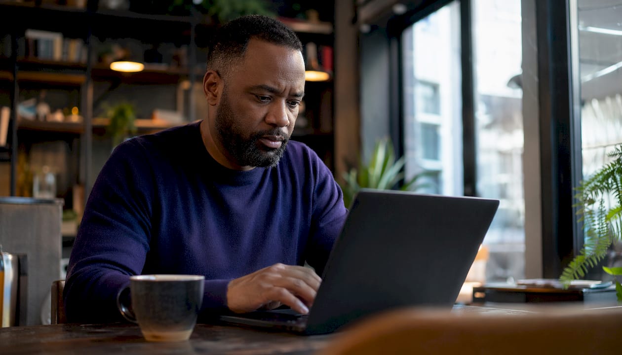 Hands typing personalized AI engagement