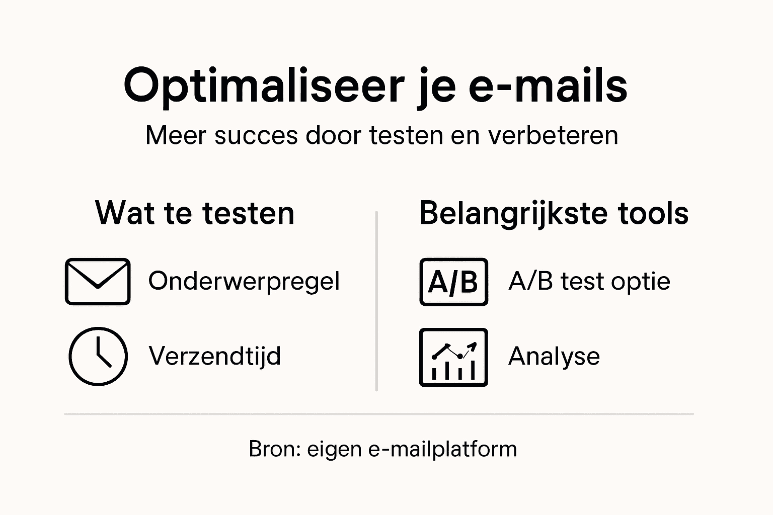 Visuele gids: Zo haal je meer uit je e-mailcampagnes met testen en optimaliseren