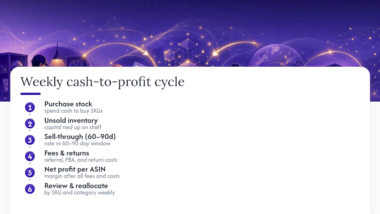 Three metrics for weekly inventory profitability review