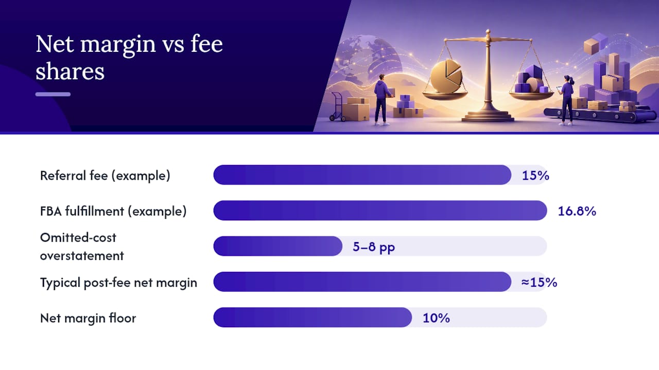 Net margin floor and fee waterfall comparison