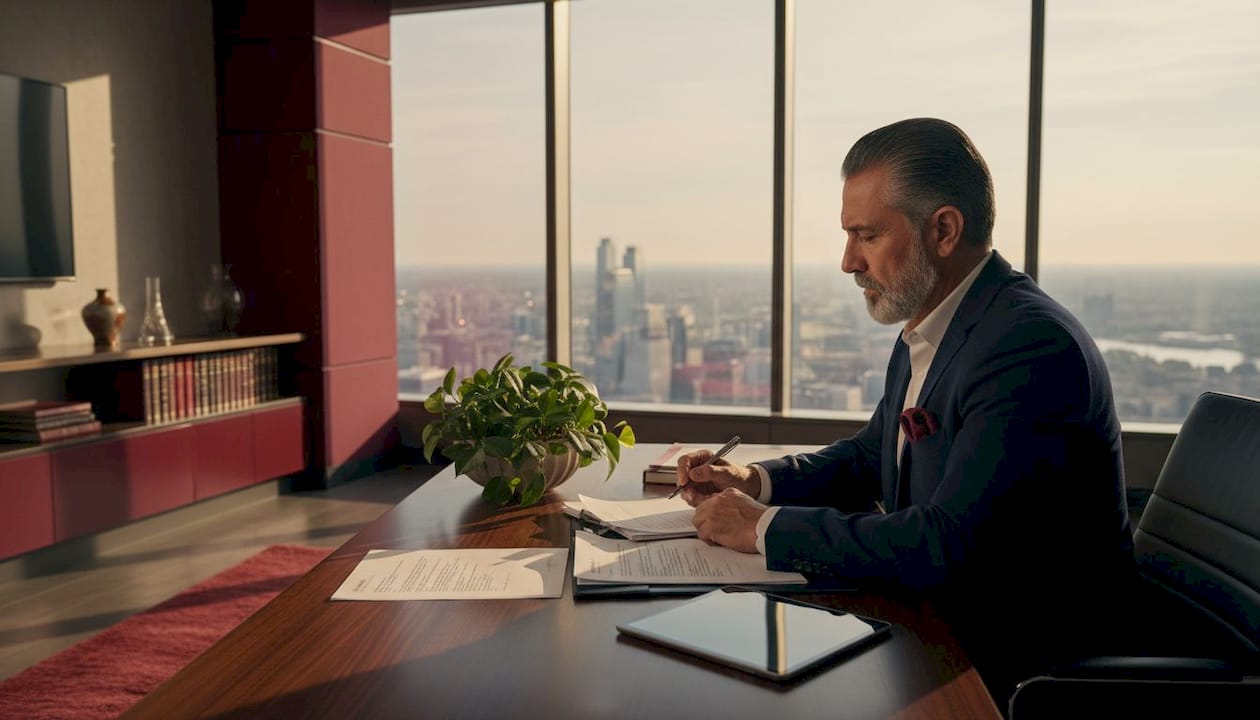 Legal advisor preparing workplace retaliation case