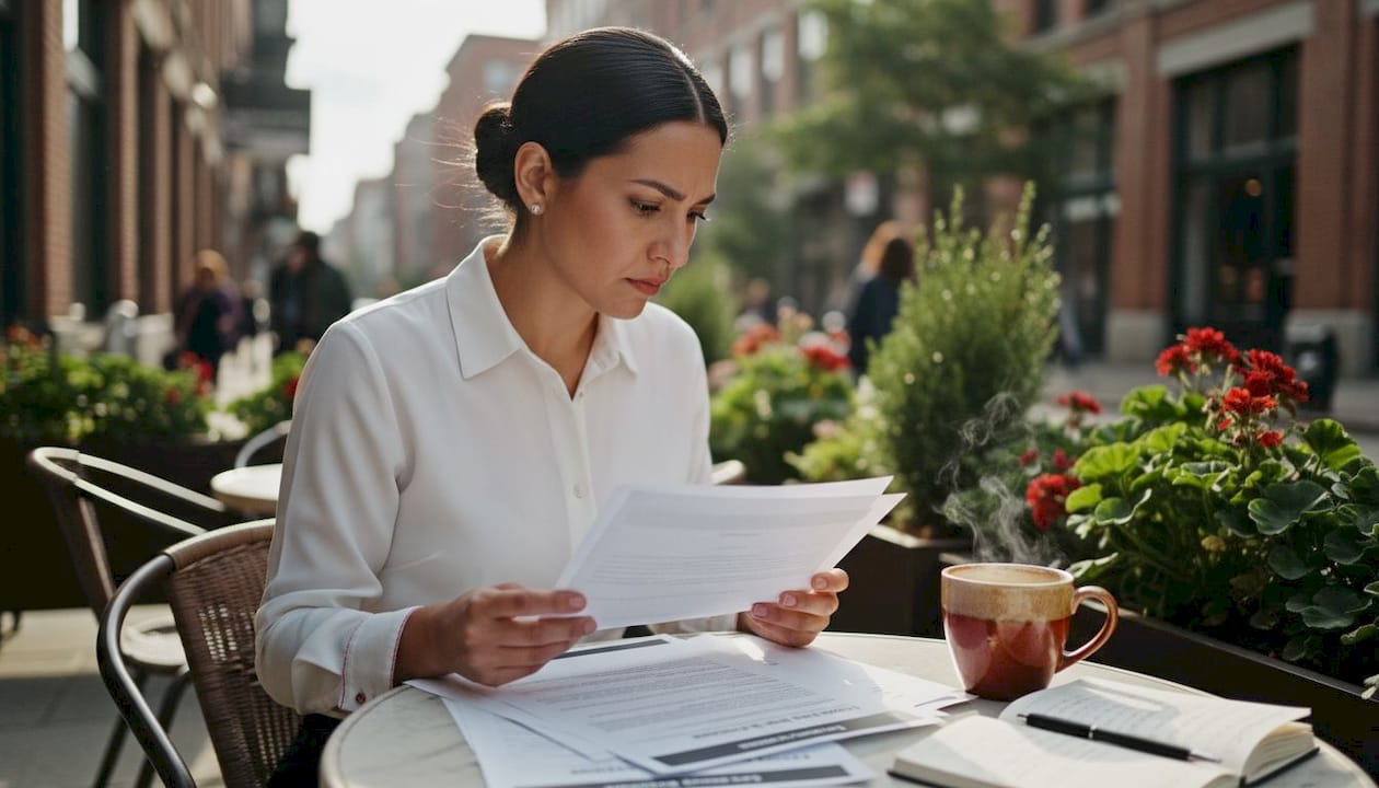 Employee reviewing workplace retaliation policies