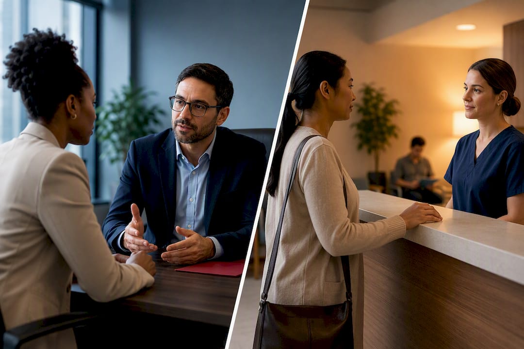 Workplace and clinic discrimination settings